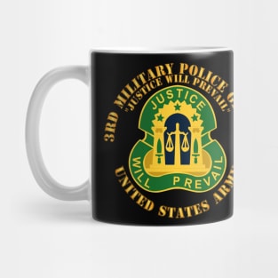 3rd Military Police Group - DUI - Justice Will Prevail Mug